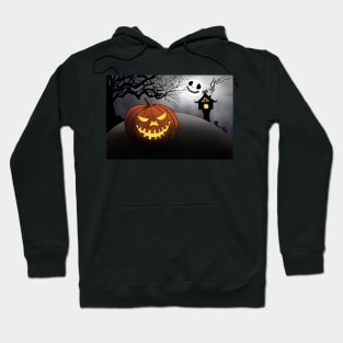 Halloween Night Landscape Hoodie